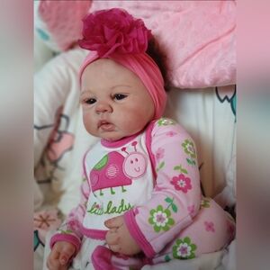 Authentic Reborn Doll Maggie Sandy Faber  Therapy Newborn Baby Realisic
